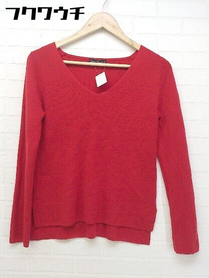 ◇ URBAN RESEARCH アーバンリサーチ ウール ニット 長袖 セーター サイズF レッド レディース 【中古】 【1104020003610】