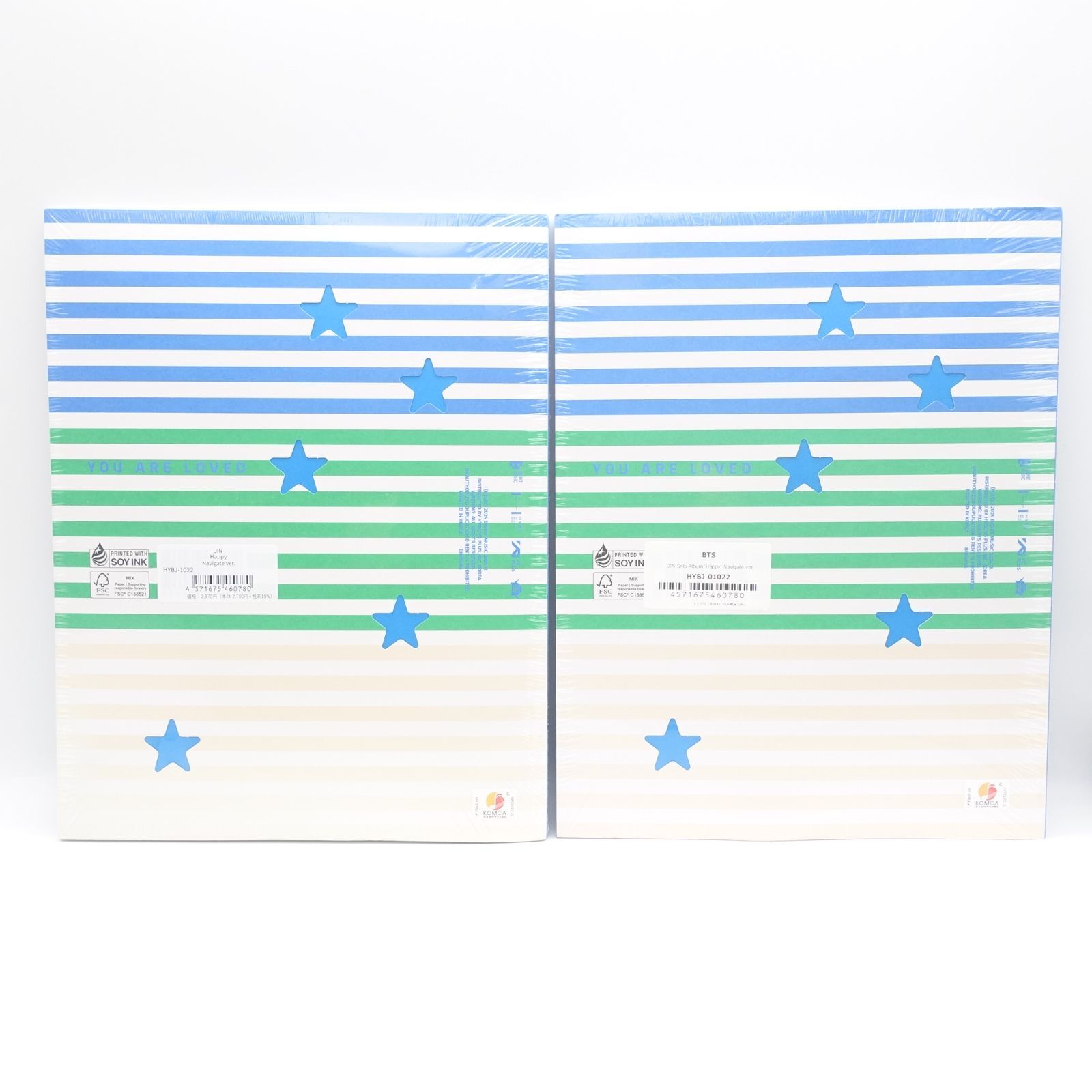 BTS ジン Happy CD ソロアルバム 3形態×2 6冊 未開封 JPFC 購入特典 