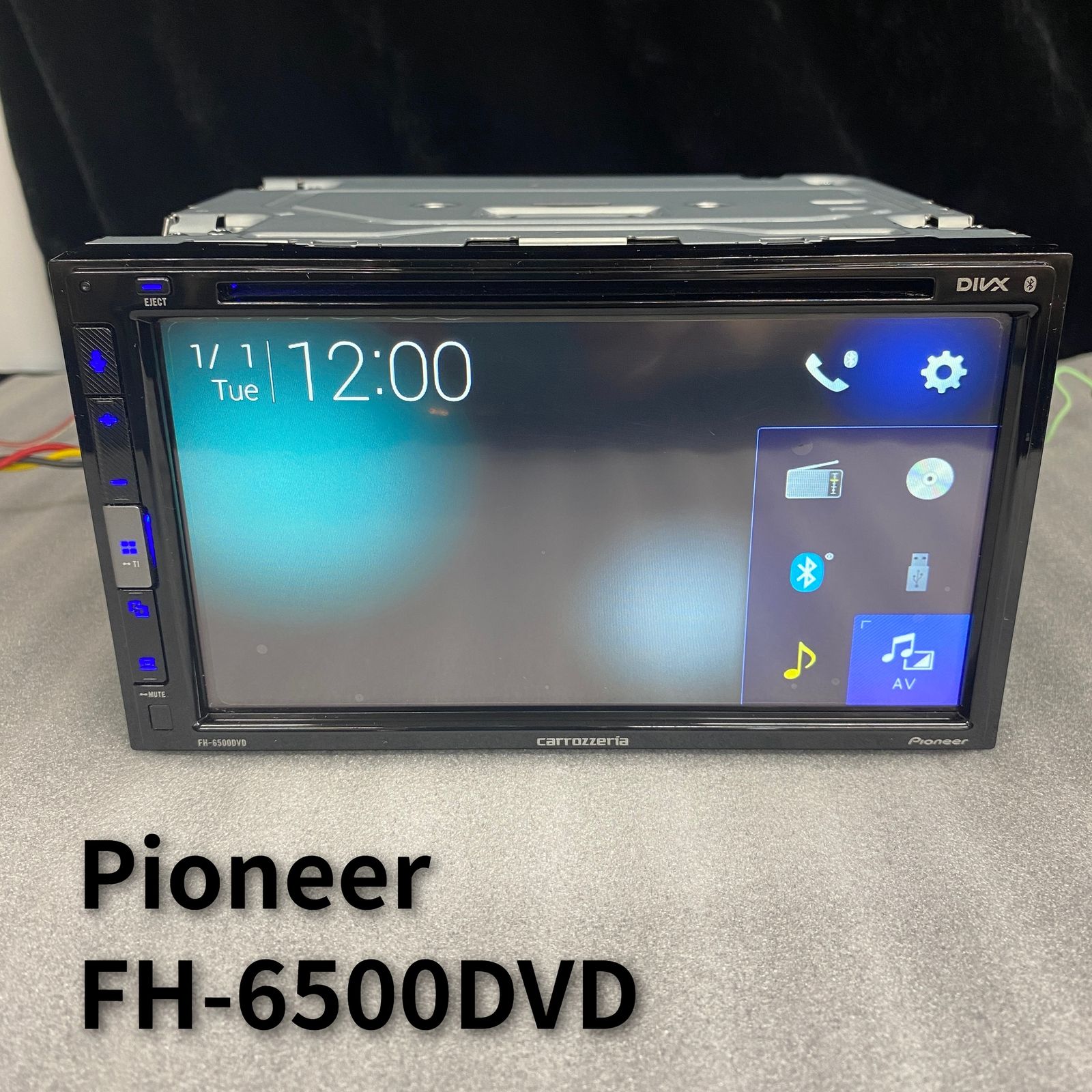 carrozzeria Pioneer FH-6500DVD 6.8V型ワイドVGAモニター Bluetooth