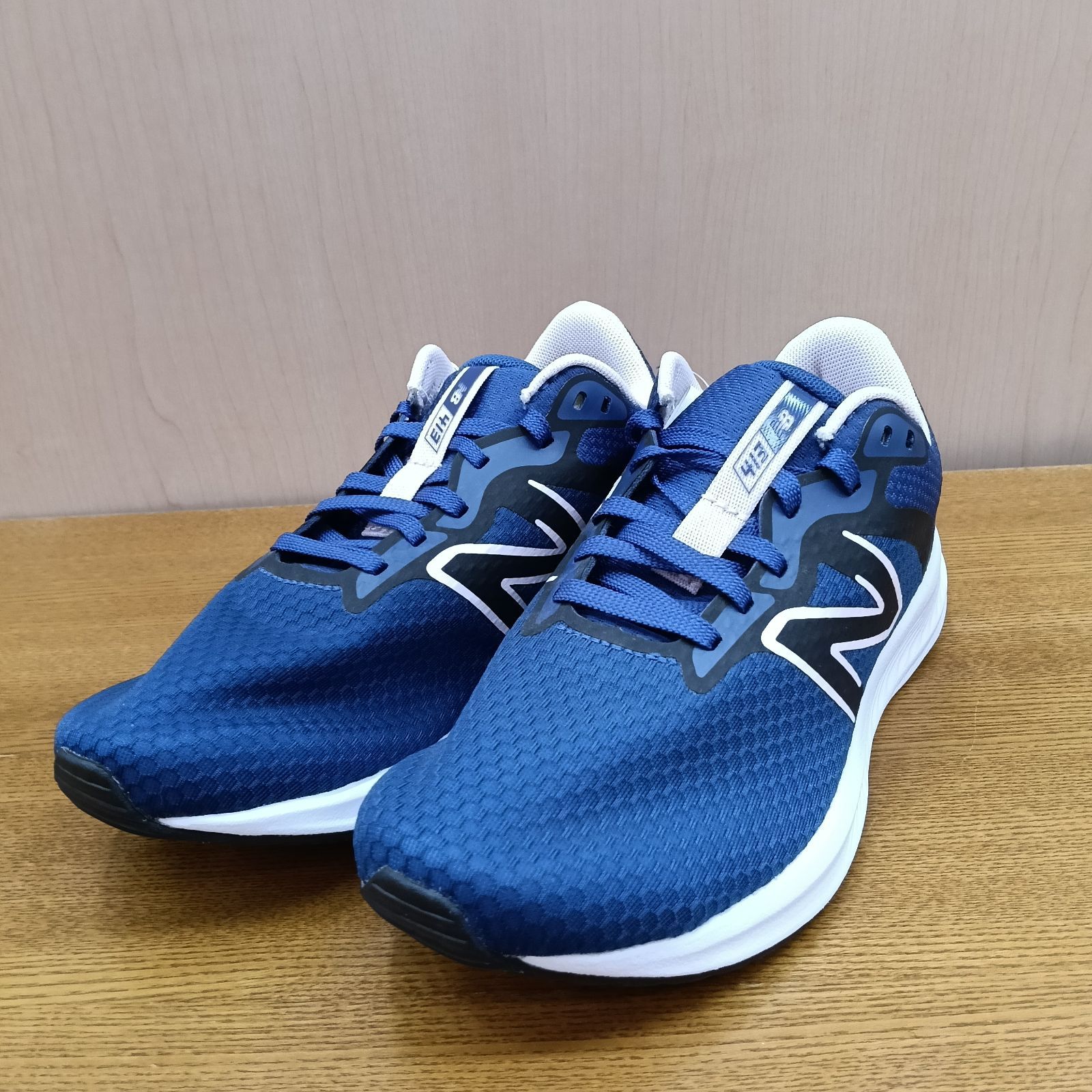 23.0㎝ ニューバランス レディース ランニングシューズ ネイビー×ピンク 足幅:D W413CP2D