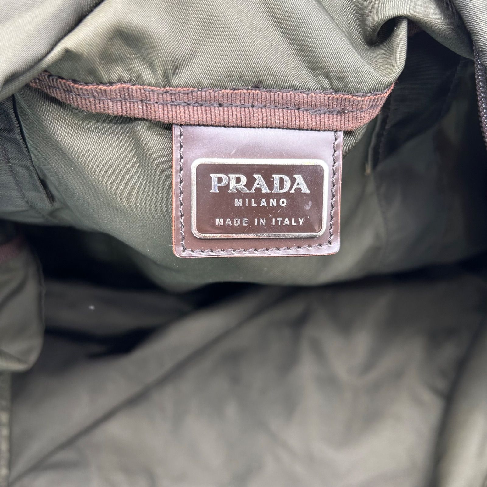 PRADA プラダ ボストンバッグ 2way 三角ロゴプレート ナイロン 大容量