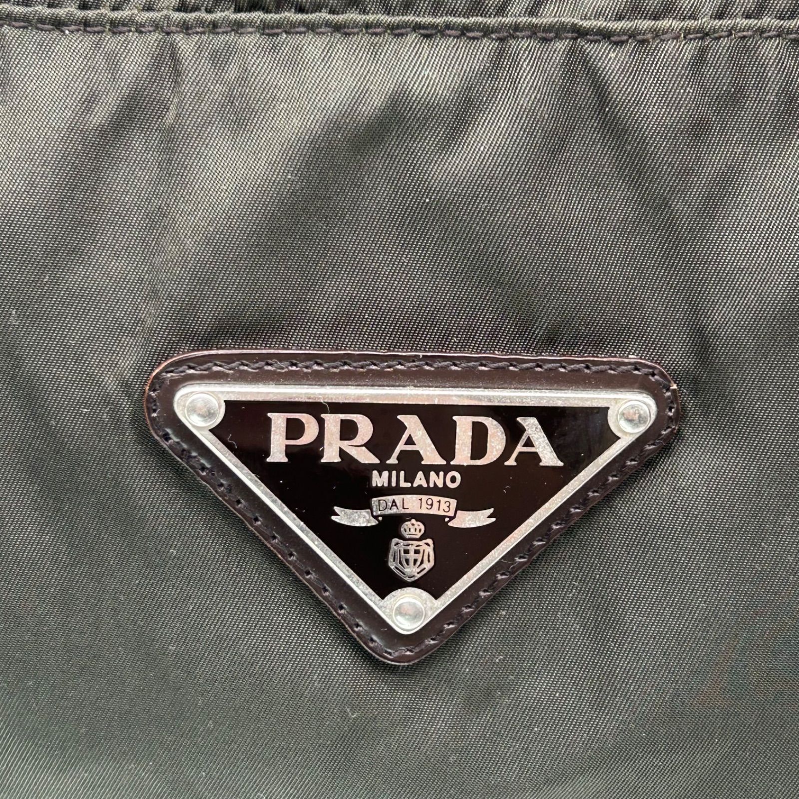 PRADA プラダ ボストンバッグ 2way 三角ロゴプレート ナイロン 大容量