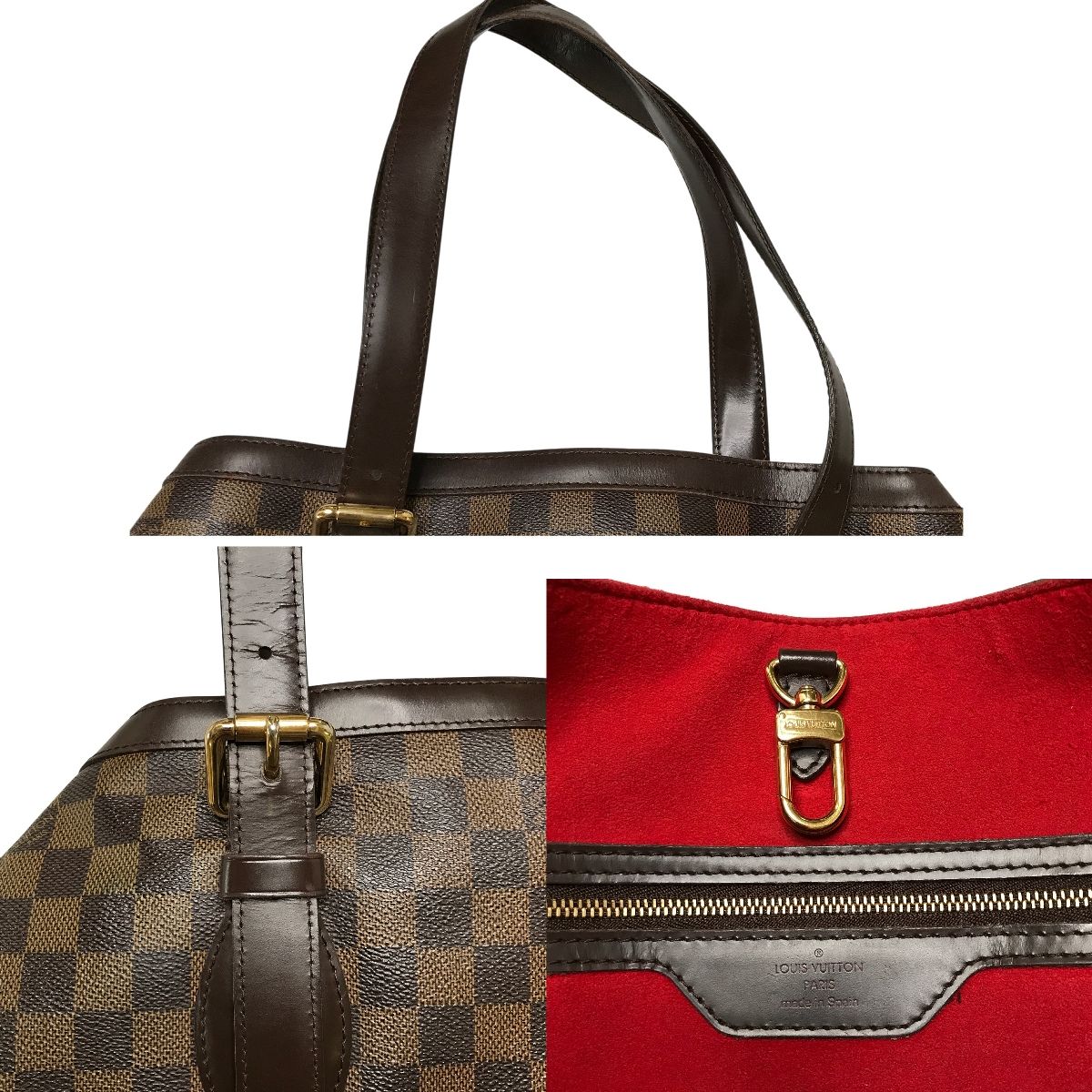 ルイヴィトン ジャンクN51204 ダミエ ハムステッドMM トートバッグ ルイヴィトン LOUIS VUITTON ハムステッドMM N51204 ダミエキャンバス