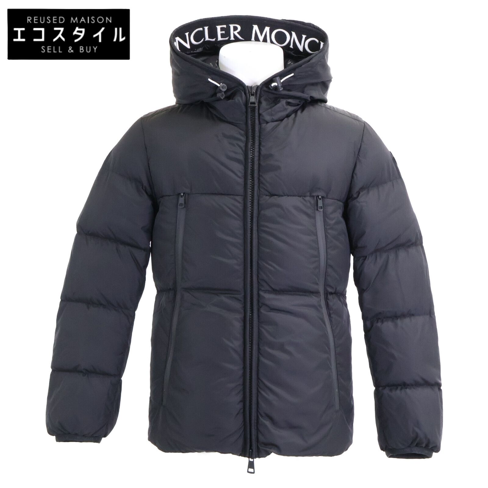MONCLER モンクレール MONTCLA モンクラ 内側ロゴ刺繍グログランテープ 