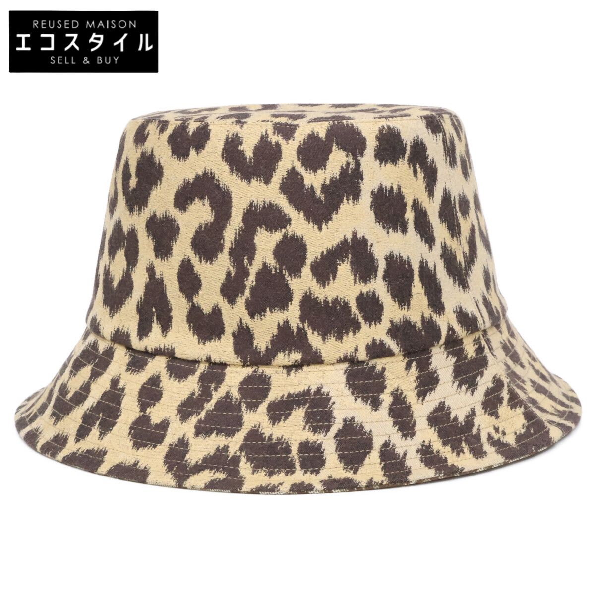 Christian Dior　クリスチャンディオール　【美品/国内正規】14LEO923I134 レオパード柄/オブリーク リバーシブルハット　57