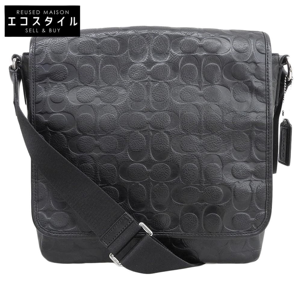 COACH　コーチ　シグネチャー ショルダーバッグ レディース ブラック F71172