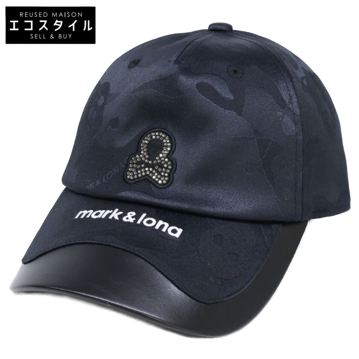 MARK&LONA　マークアンドロナ　【美品】MLF-5C-FC10 Gauge Crystal Icon Cap ゲージ クリスタル アイコン キャップ　FREE