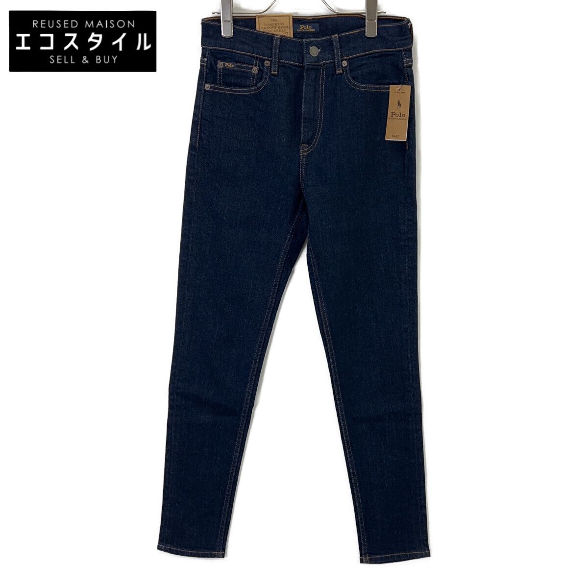 POLO RALPH LAUREN　ポロ ラルフローレン　インディゴ スキニーデニムパンツ　27