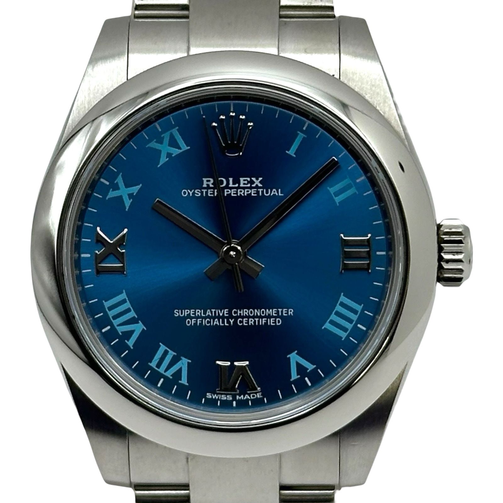 ロレックス ROLEX オイスター パーペチュアル 31 177200 アズーロブルー ステンレススチール 自動巻き ユニセックス 腕時計