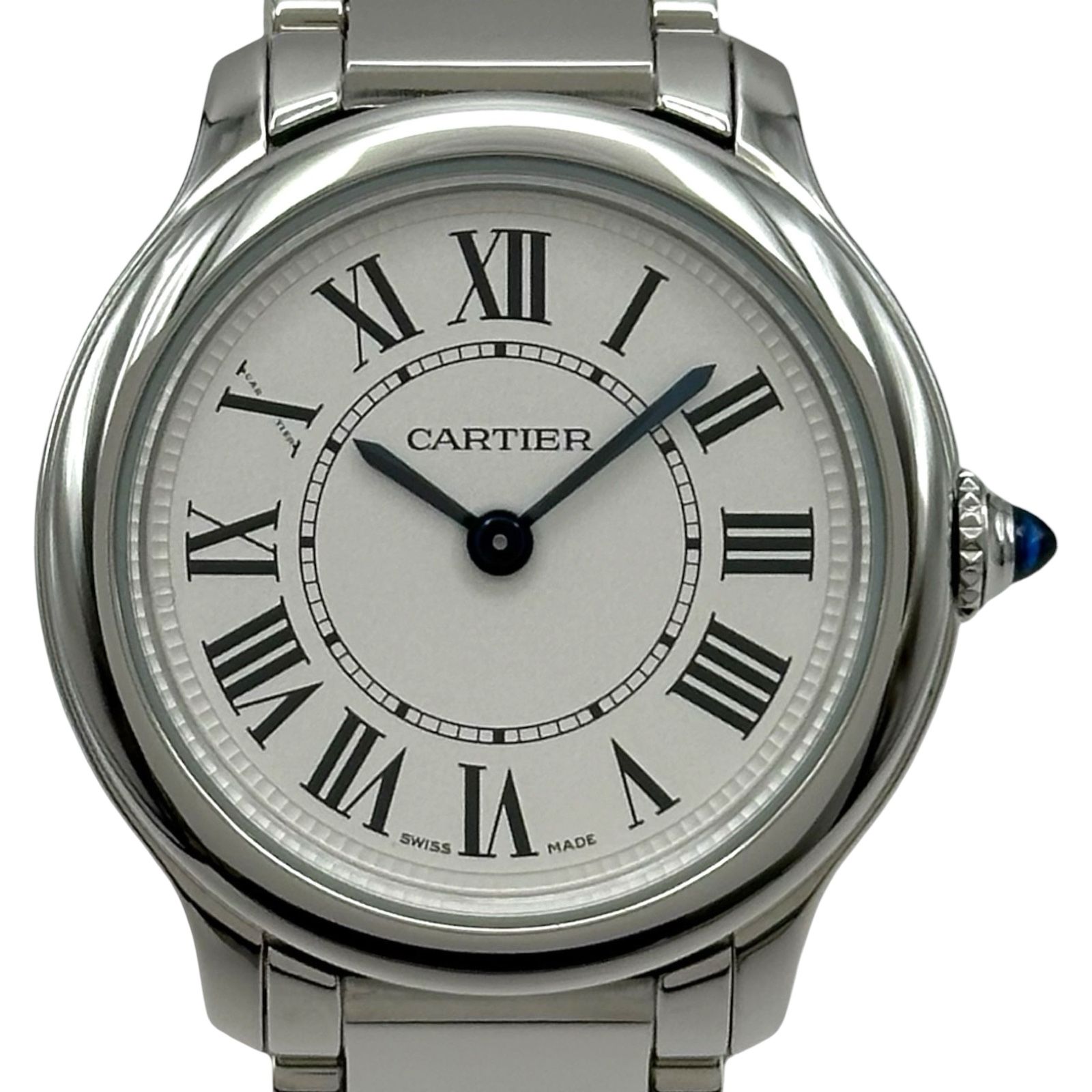 カルティエ Cartier ロンド マスト ドゥ カルティエ WSRN0033 シルバー ステンレススチール クオーツ レディース 腕時計