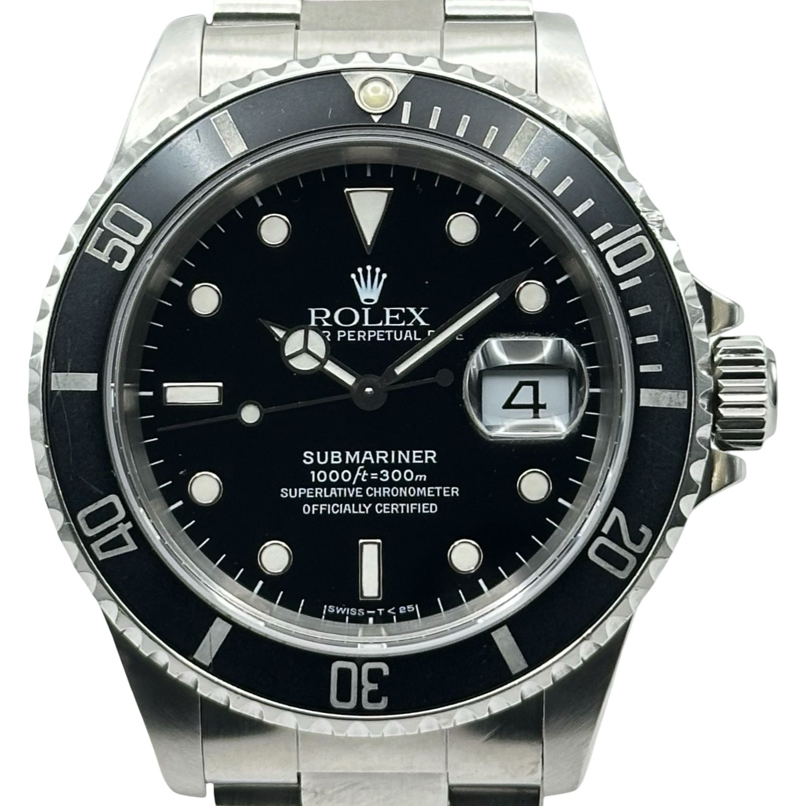 ロレックス ROLEX サブマリーナ 16610 ブラック ステンレススチール 自動巻き メンズ 腕時計