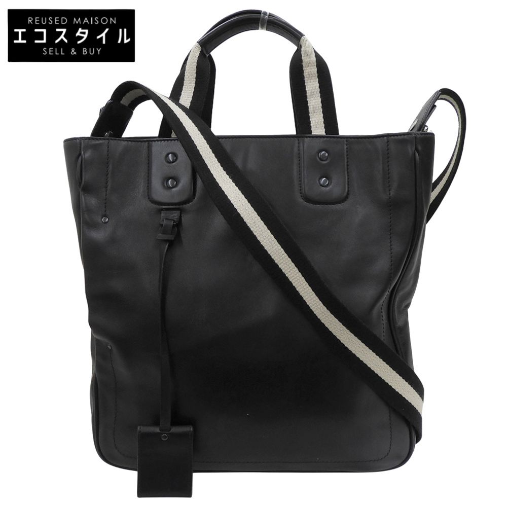 BALLY バリー カーフレザー TENIRO TRAINSPOTTING 2way ショルダーバッグ メンズ ブラック