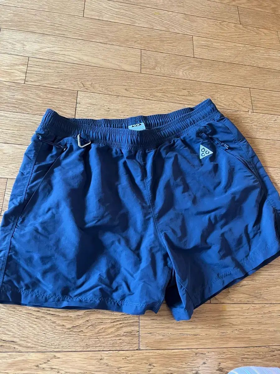 ナイキ ACG ネイビー ハーフパンツ レザボワゴー ショーツ