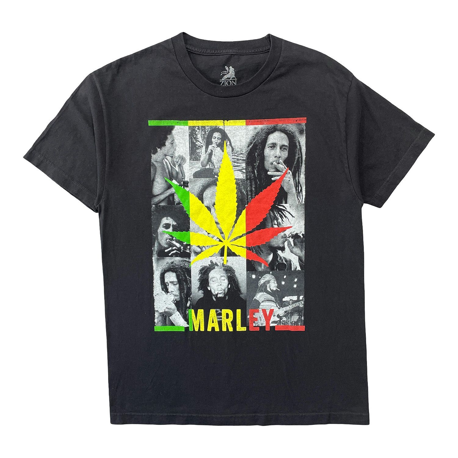 USA 古着 オフィシャル ZION ボブマーリー レゲエ ミュージック マリファナ ロックTシャツ バンドTシャツ メンズL BA5551