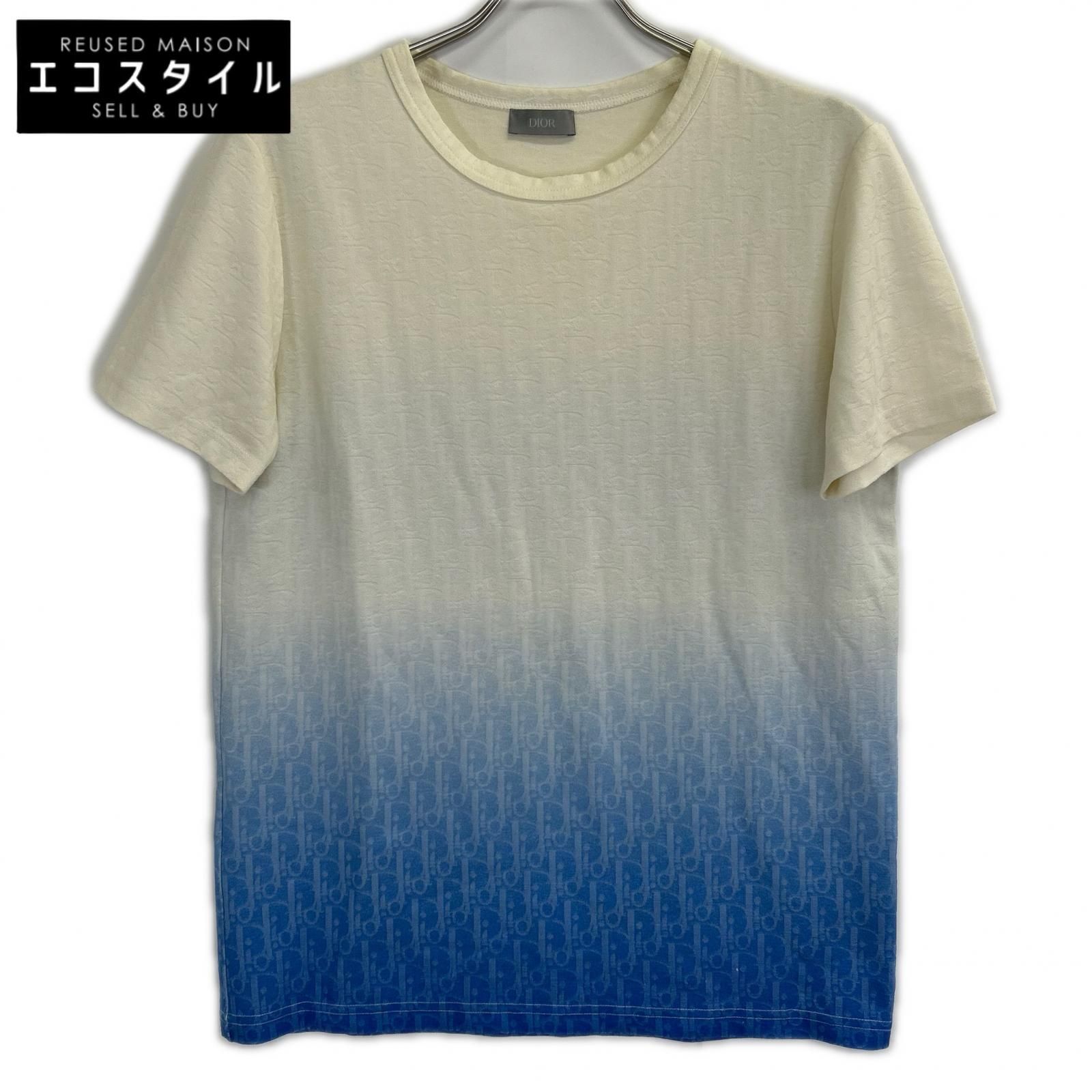 Dior HOMME　ディオールオム　美品 国内正規 023J600B0624 20AW オブリークグラデーション Tシャツ　S