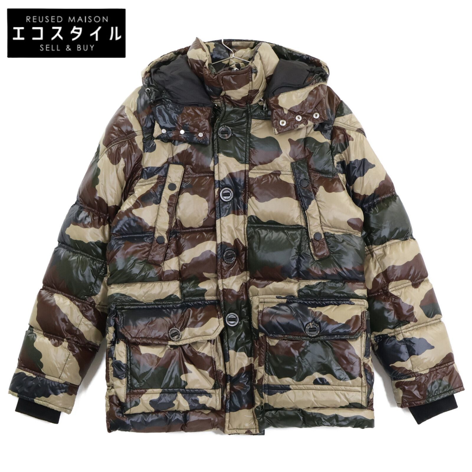 MONCLER モンクレール 44380 SAUTERNE ソーテルヌ カモフラ フード付 