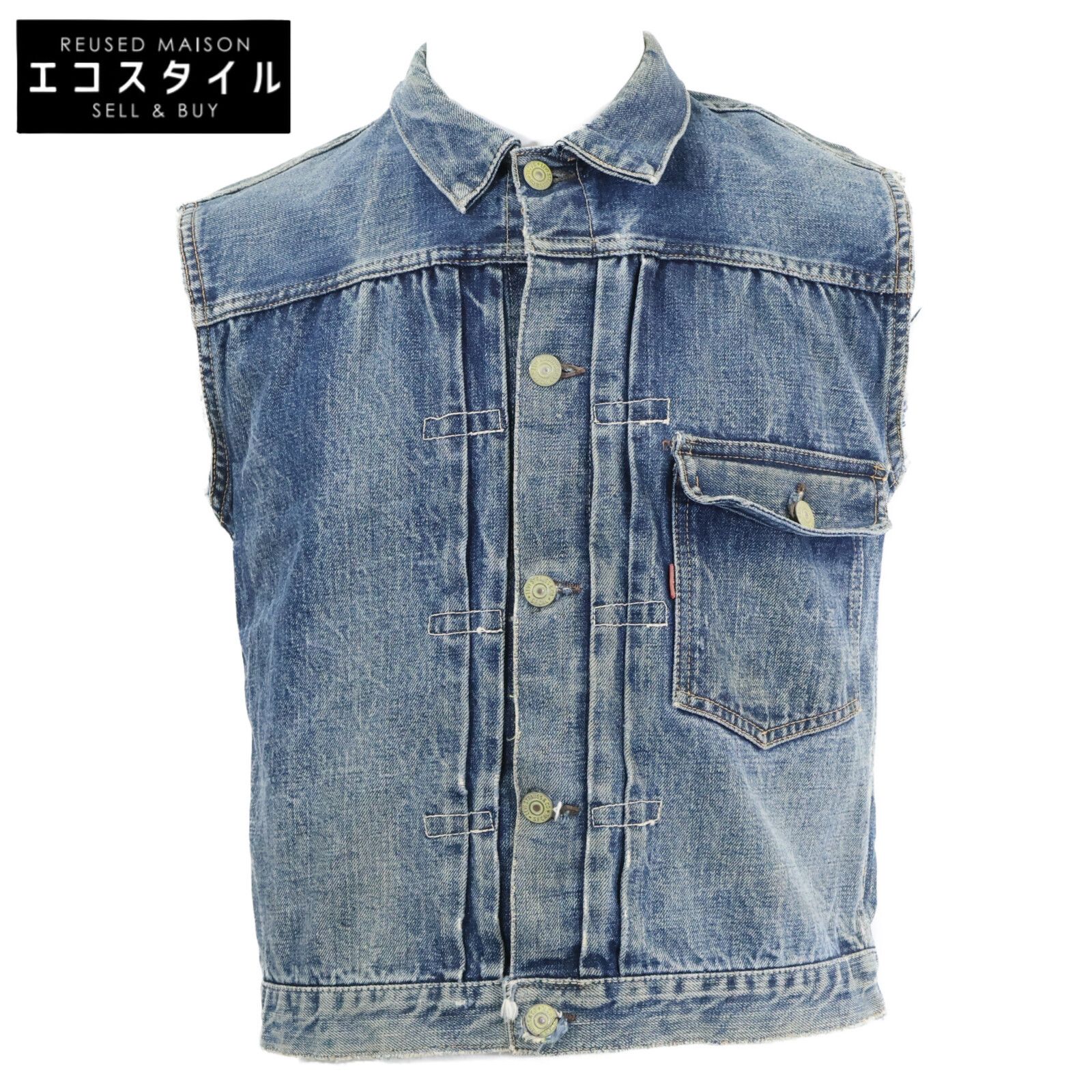 LEVI‘S リーバイス 1st 506XX Cut-Off レッドタブ片面 ビックE デニム ※サイズの表記はございません。