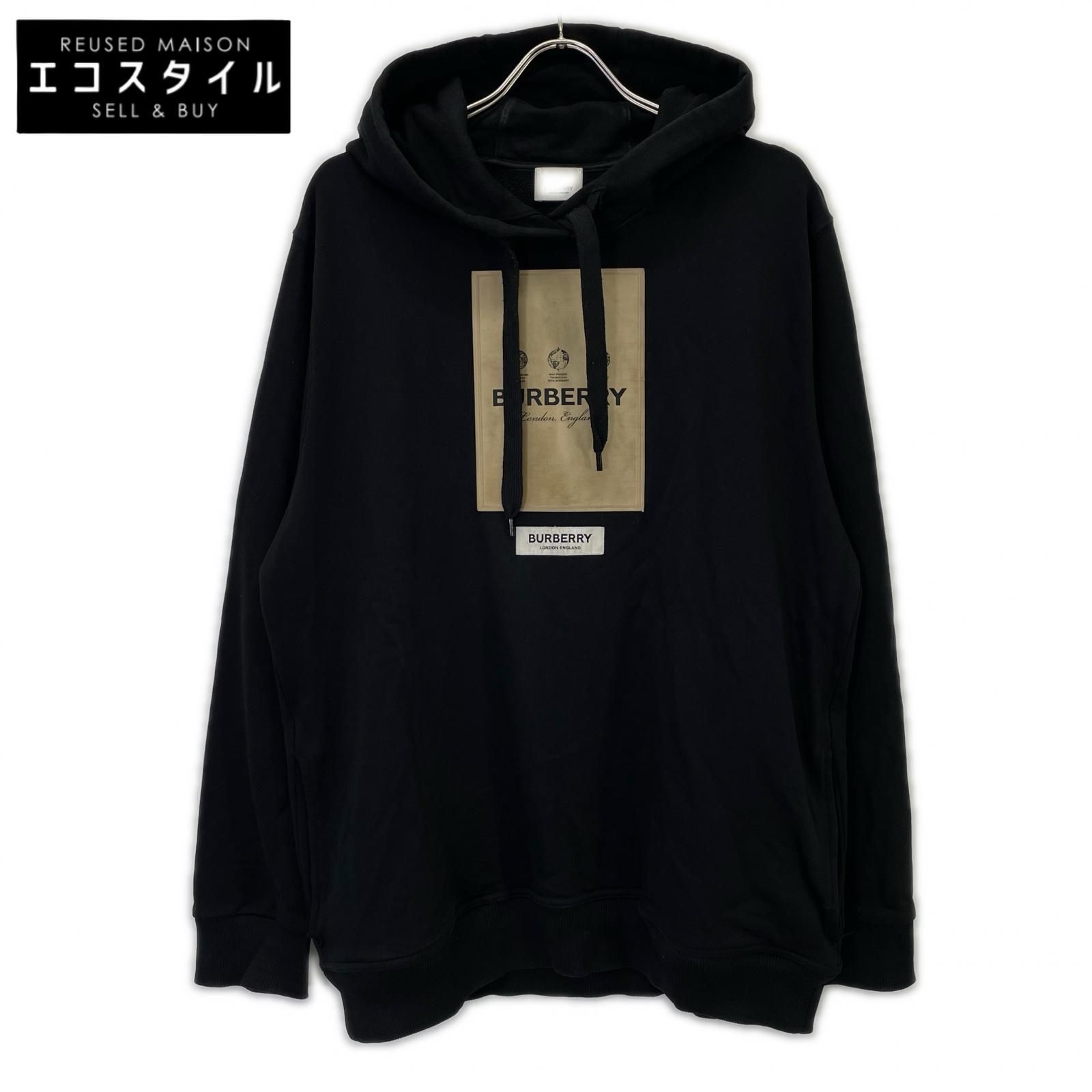 BURBERRY　バーバリー　8057100 23SS ロゴラベルパッチ フーディー　L