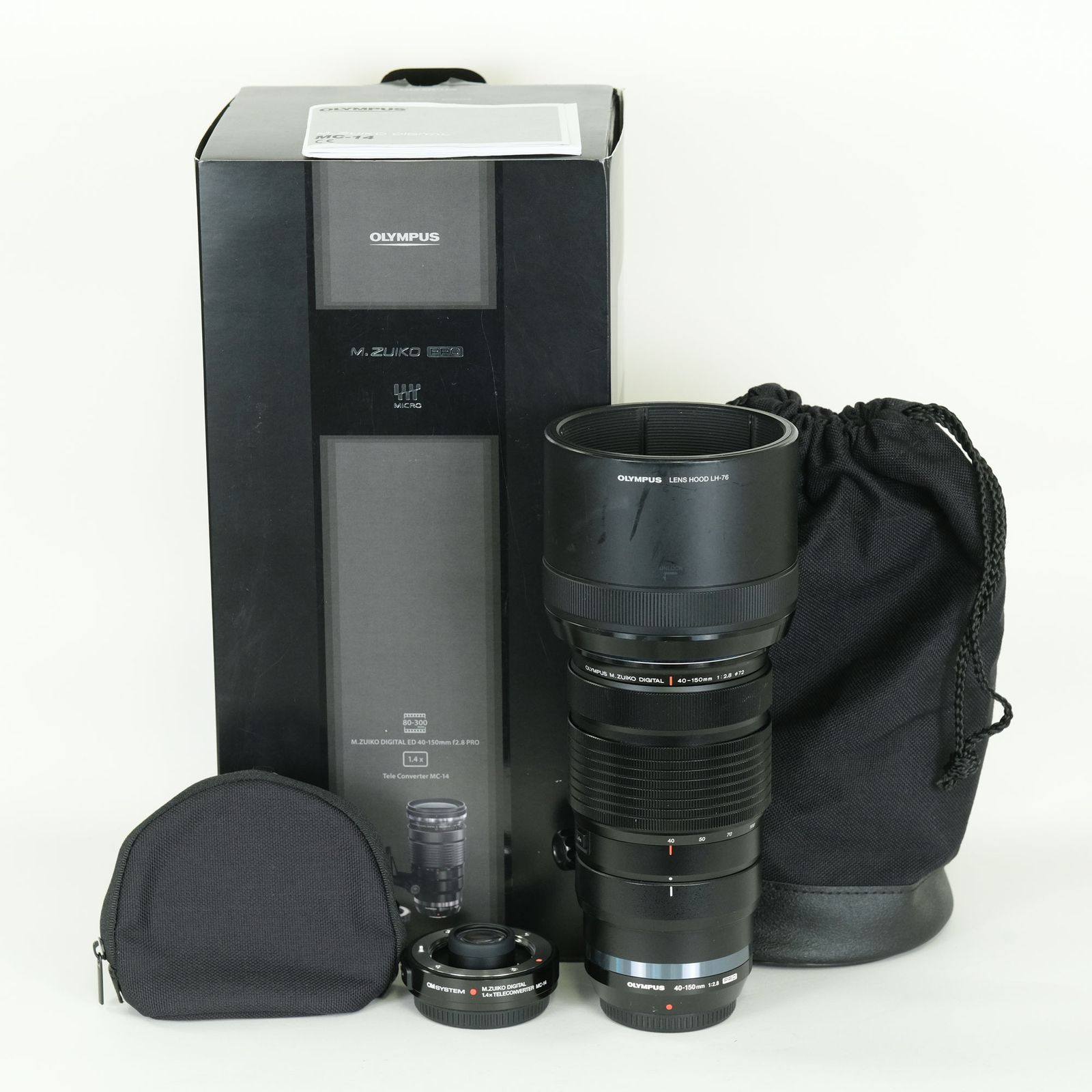 [良品] OLYMPUS M.ZUIKO DIGITAL ED 40-150mm F2.8 PROテレコンバーターキット | その他