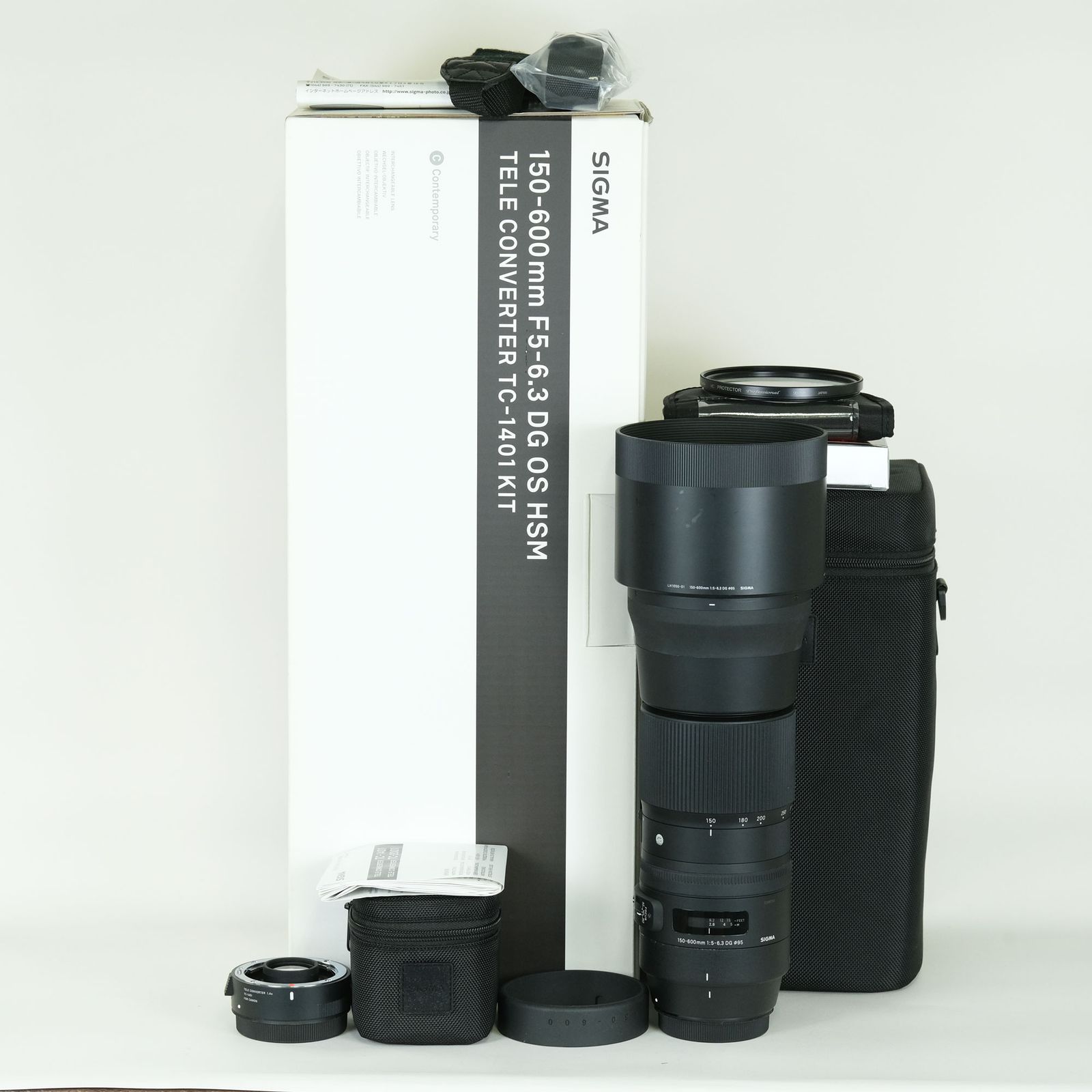 [良品] SIGMA Contemporary 150-600mm F5-6.3 DG 1.4xテレコンバーターキット (キヤノンEF用) | その他