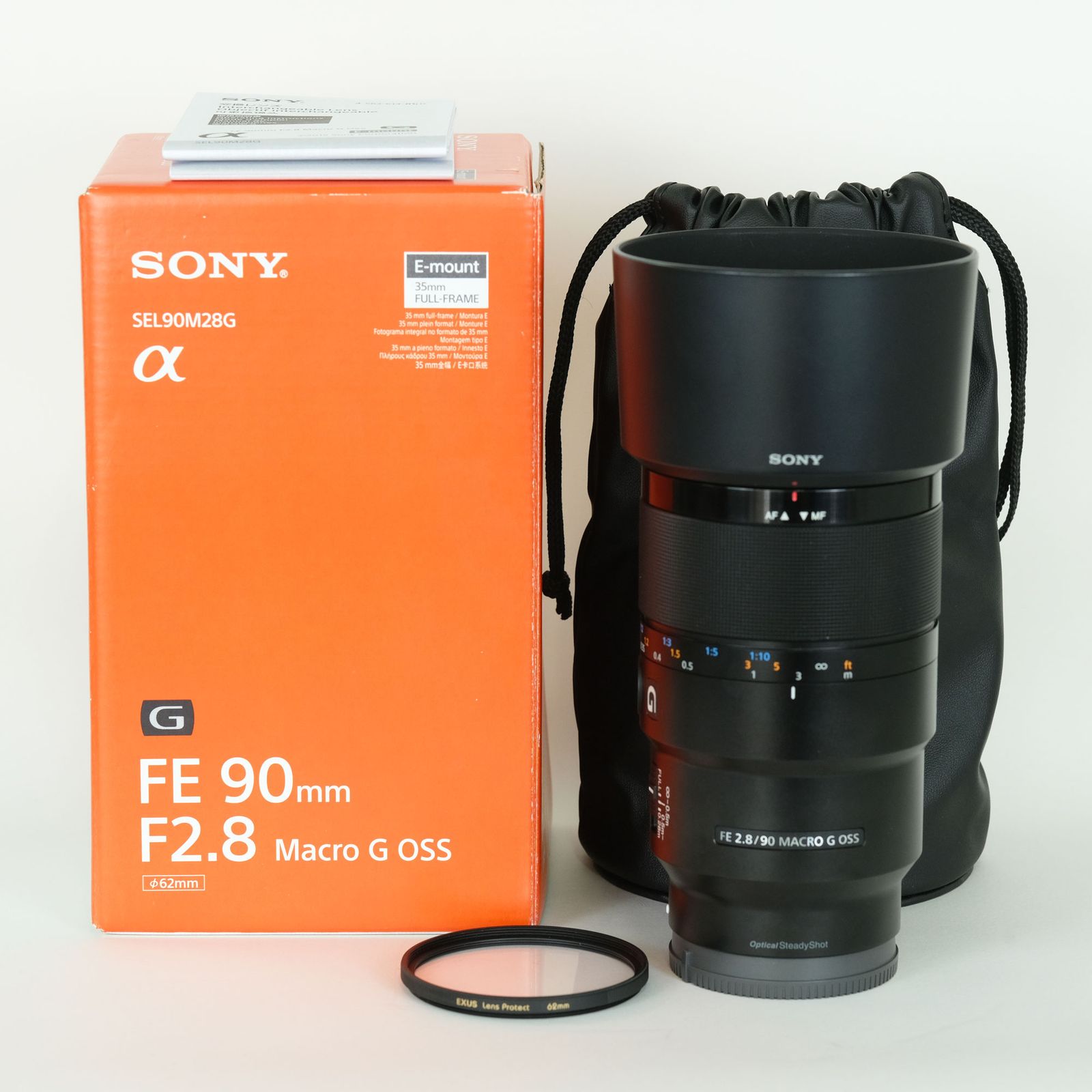 [美品 | 高級フィルター付] SONY FE 90mm F2.8 Macro G OSS SEL90M28G | SONY Eマウント