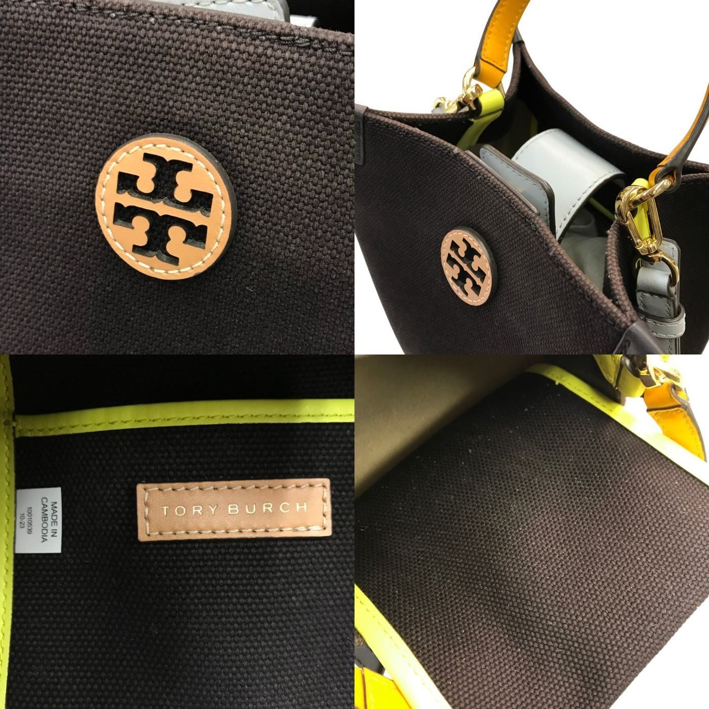 TORY BURCH トリーバーチ ミニトートバッグ レディース キャンバス 