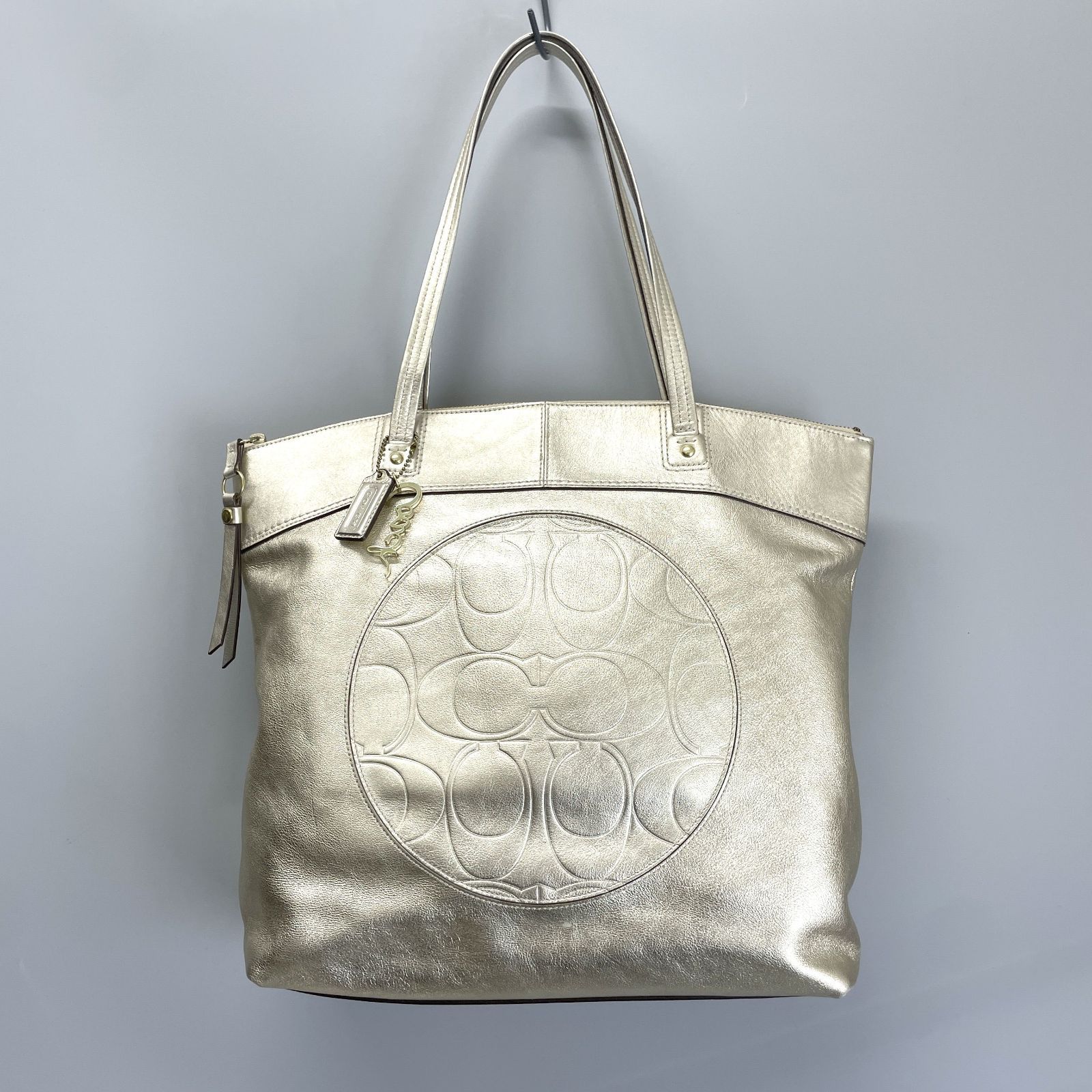COACH コーチ トートバッグ レザー シグネチャー ハンドバッグ