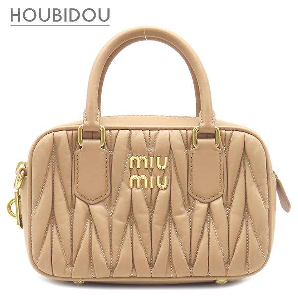 ミュウミュウ MIU MIU 2WAYバッグ アルカディ マテラッセ レザー 
