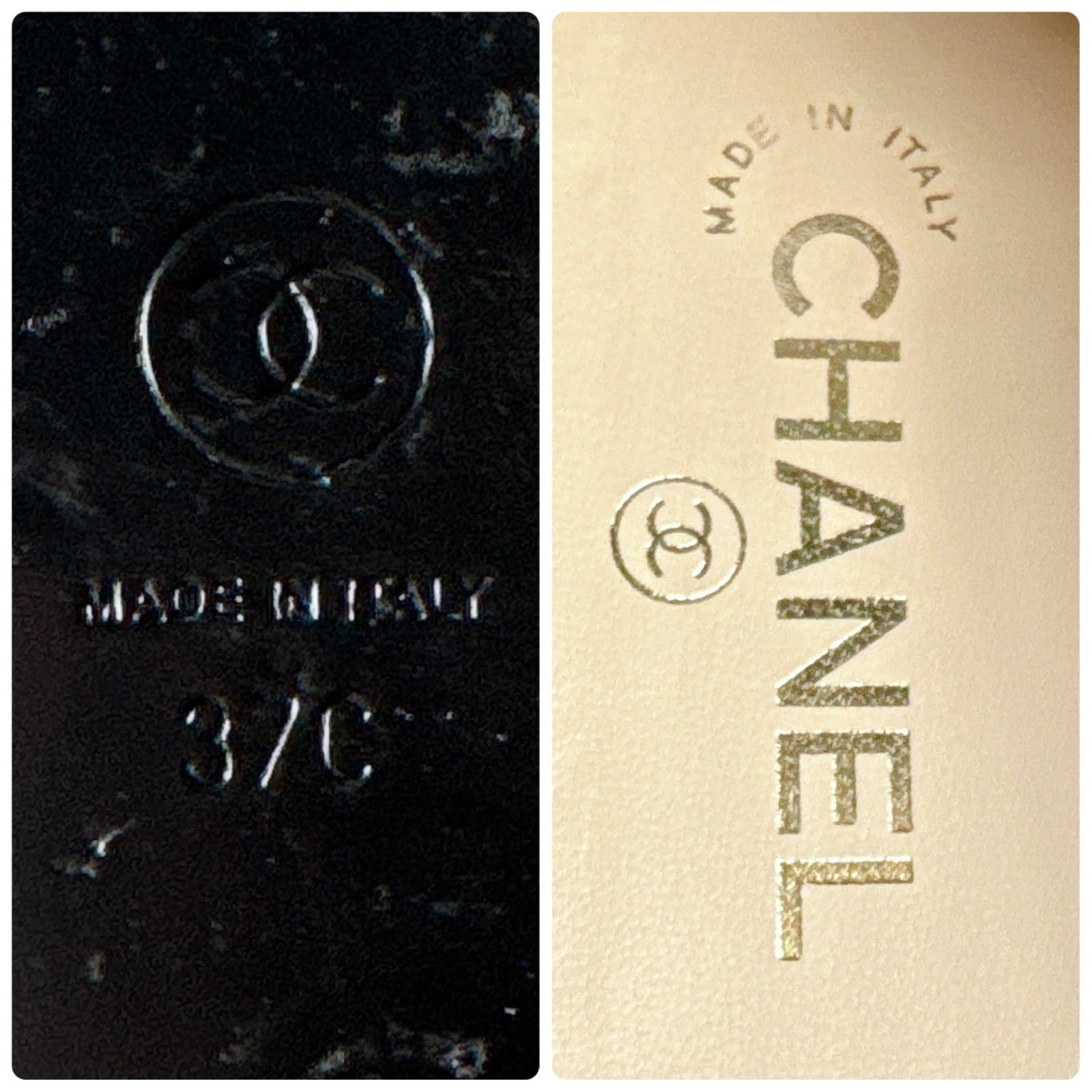 CHANEL / バレリーナ 37 ブラック フラットシューズ ココマーク - メルカリ