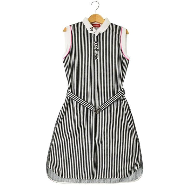アルチビオ | 38(M相当) | レディース 半袖ワンピース ブラック系 春夏【中古】ゴルフウェア