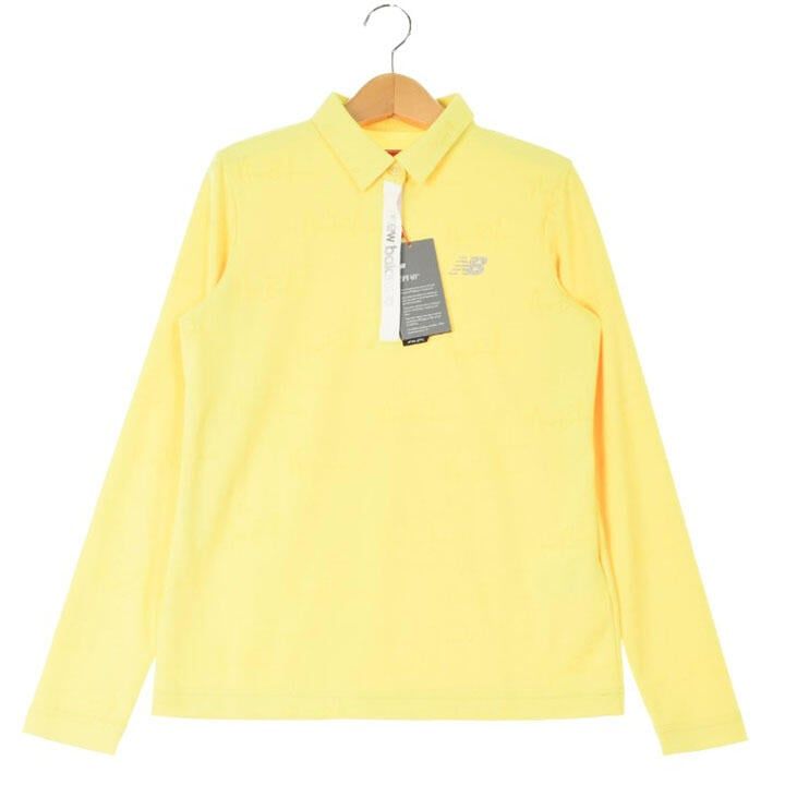 ニューバランスゴルフ | 1(M相当) | レディース 長袖ポロシャツ イエロー系 春夏【中古】ゴルフウェア