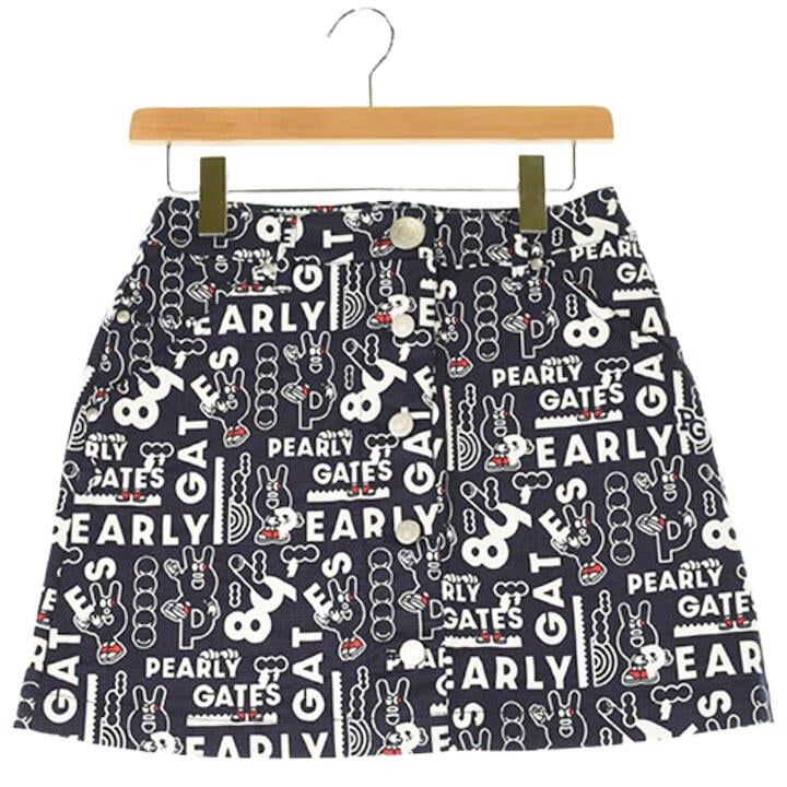 パーリーゲイツ | 0(S相当) | レディース スカート ネイビー系 春夏【中古】ゴルフウェア