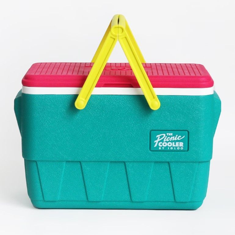 【新品】【1点販売】IGLOO[イグルー]RETRO PICNIC BASKET【JADE】23L (クーラーボックス)[クーラーボックス プラスチック ピクニック アウトドア レジャー おしゃれ アメリカ製]