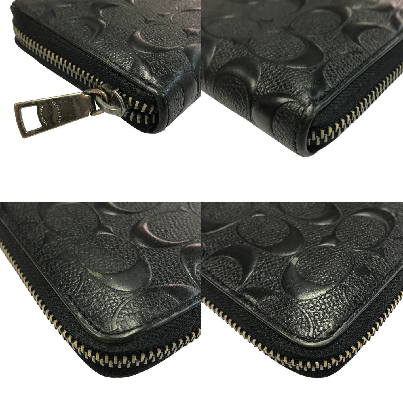 コーチ 長財布 COACH 財布 メンズ ブラック 黒 プレゼント 贈り物 