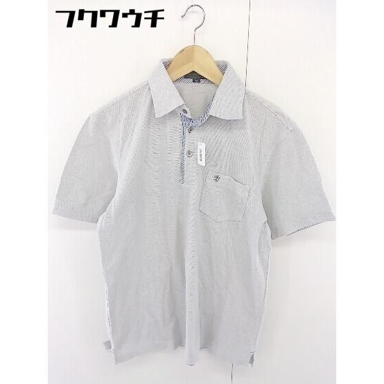 ◇ THE SCOTCH HOUSE ザ スコッチハウス 半袖 ポロシャツ サイズM グレー メンズ 【中古】 【1109060005754】
