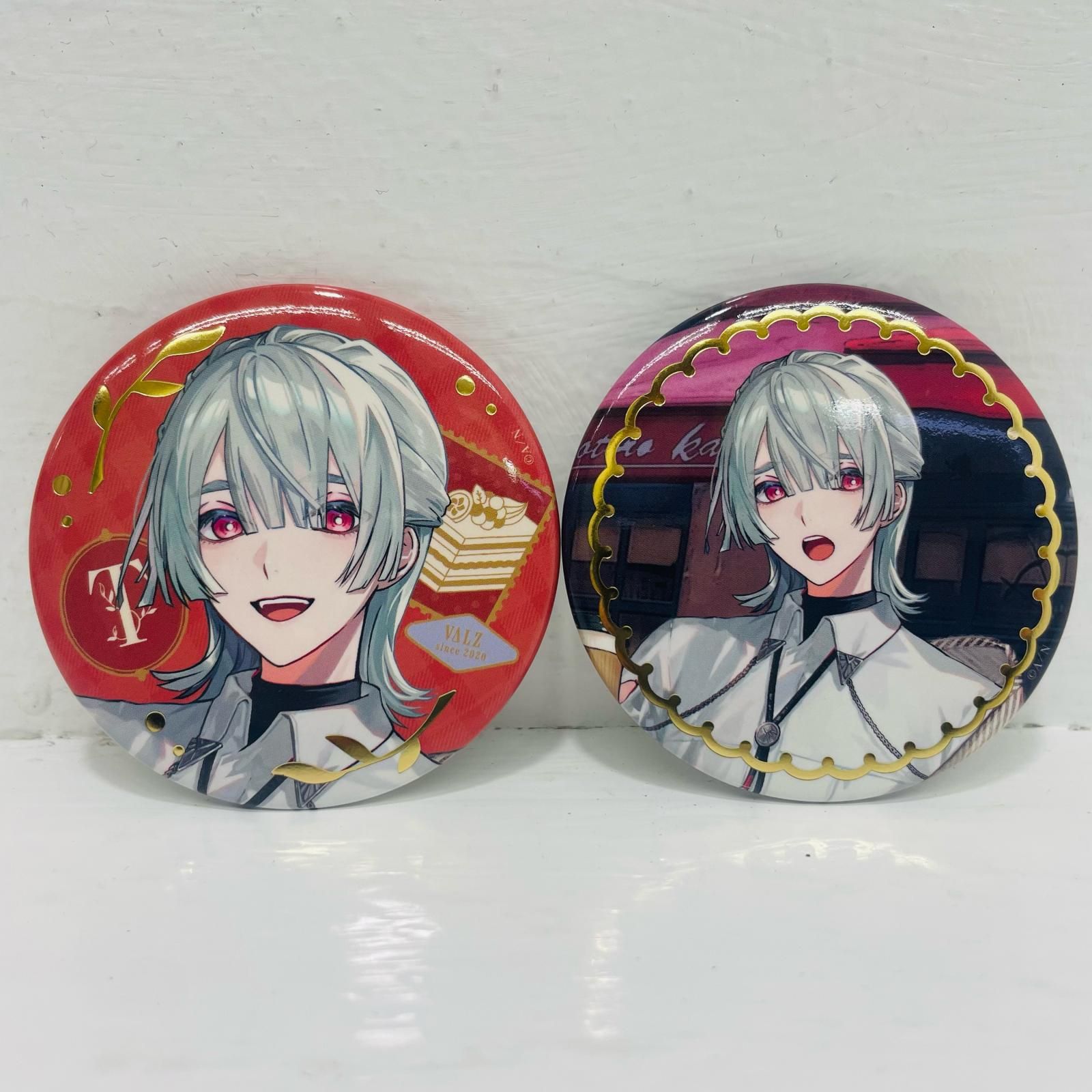 弦月藤士郎 AGF Strolling Fall 缶バッジ 17個セット 飾磨店】 中古 弦月藤士郎「にじさんじ VΔLZ Strolling Fall ランダム