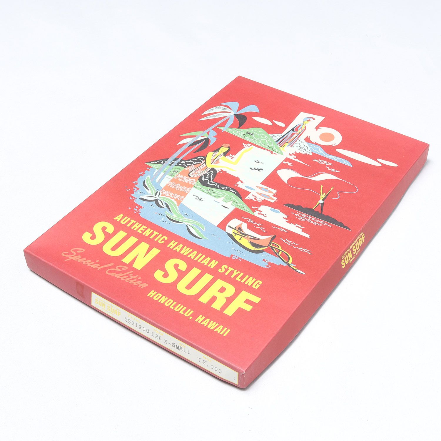 SUN SURF サンサーフ シャツ ブルー サイズ:XS | デッドストック | 00s トーチフィッシング柄 シルク アロハシャツ | アロハ実名復刻 SPECIAL EDITION | SS31210 | トップス ハワイアンシャツ 半袖【メンズ】【中古】 SUN SURF サンサーフ シャツ ブルー サイズ:XS | デッドストック | 00s