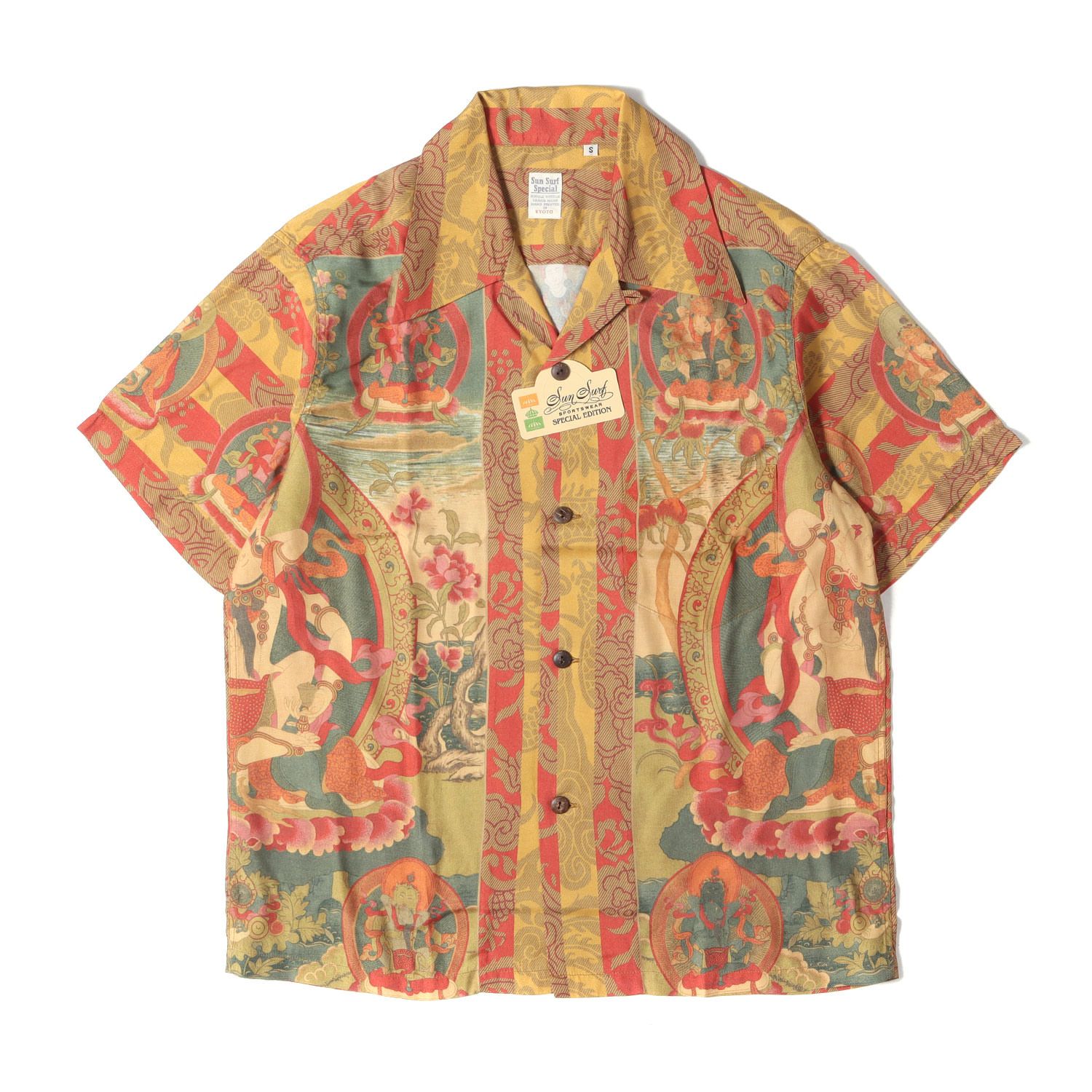 新品】SUN SURF サンサーフ シャツ レッド サイズ:S | 希少モデル