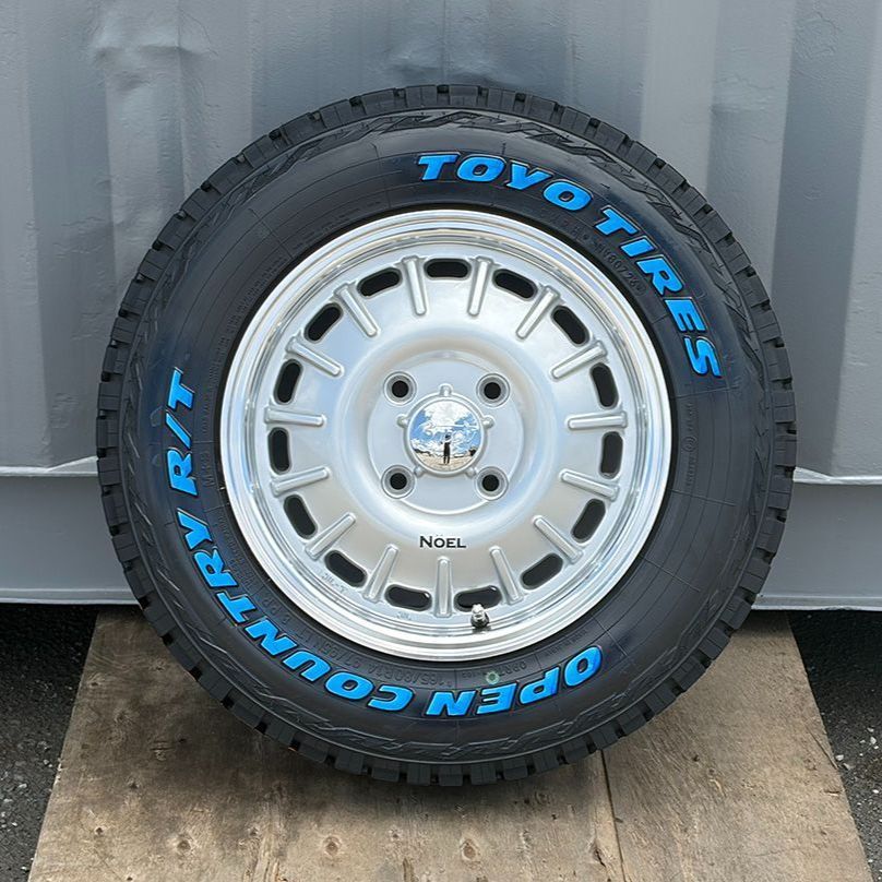 NV200 バネット TOYO OPENCOUNTRY RT 14インチ ホワイトレター 165/80R14 バウンティ NOEL タイヤホイール 4本セット