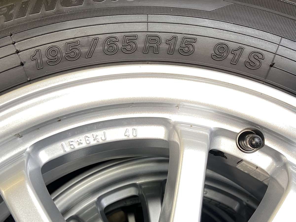 195/65R15 ヨコハマ TAXITOURING 898 トヨタ純正 15x6.5 40 100-5穴