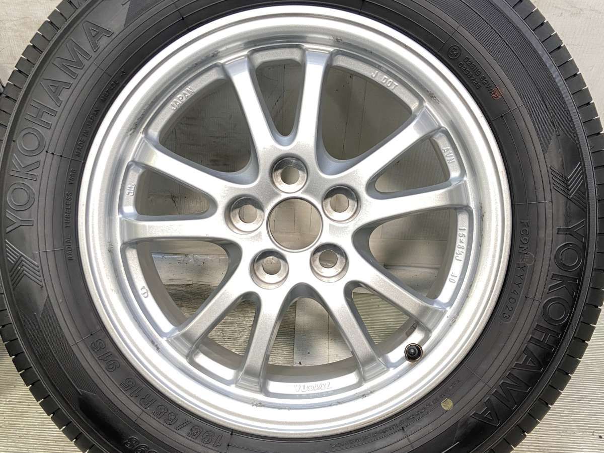 195/65R15 ヨコハマ TAXITOURING 898 トヨタ純正 15x6.5 40 100-5穴