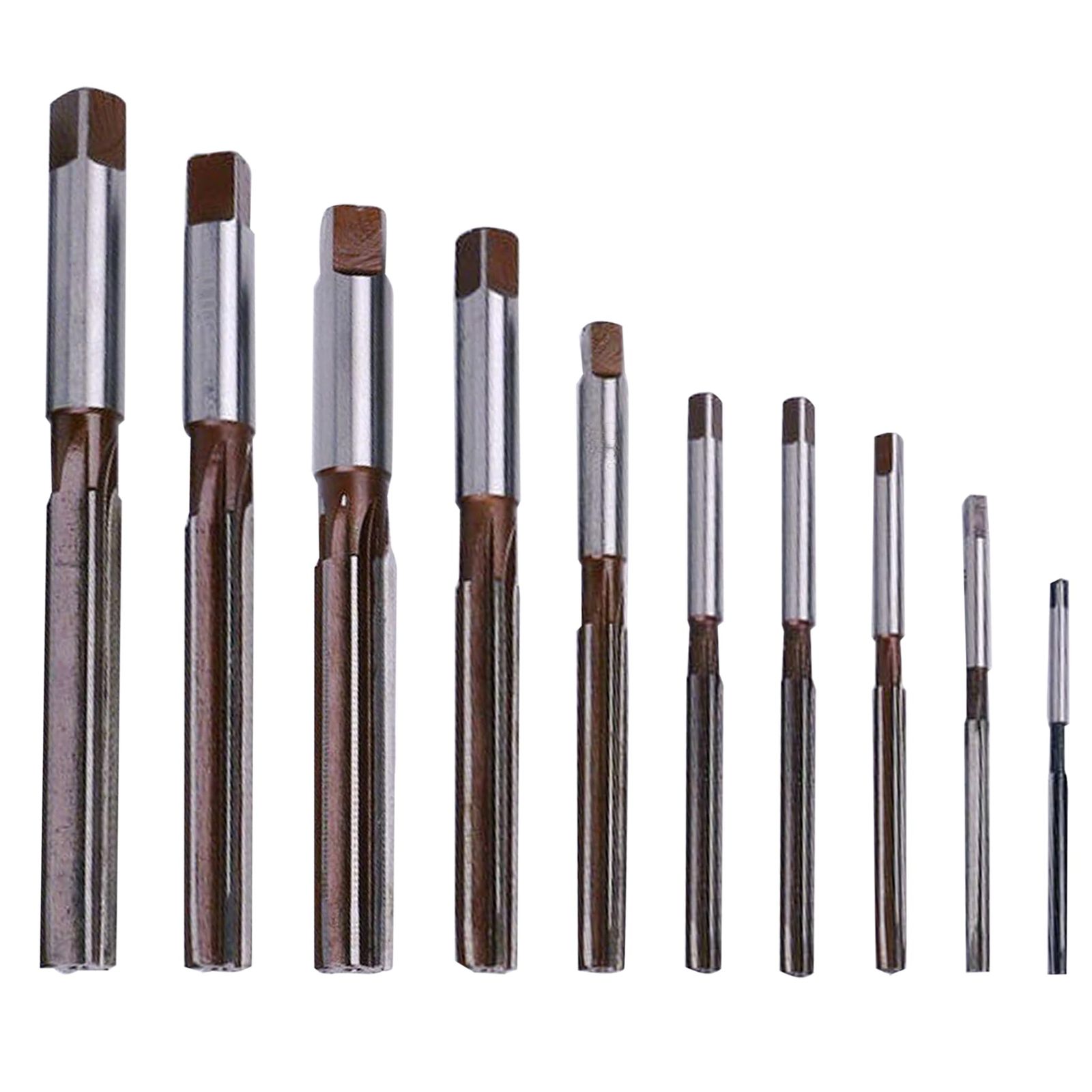 Felimoa ハンドリーマー H8精度 切削工具 セット (10種(3-12mm))kk