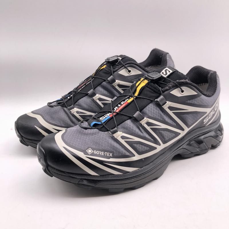 SALOMON XT-6 GORE-TEX 27cm Salomon XT-6 Gore-Tex 'Black Silver