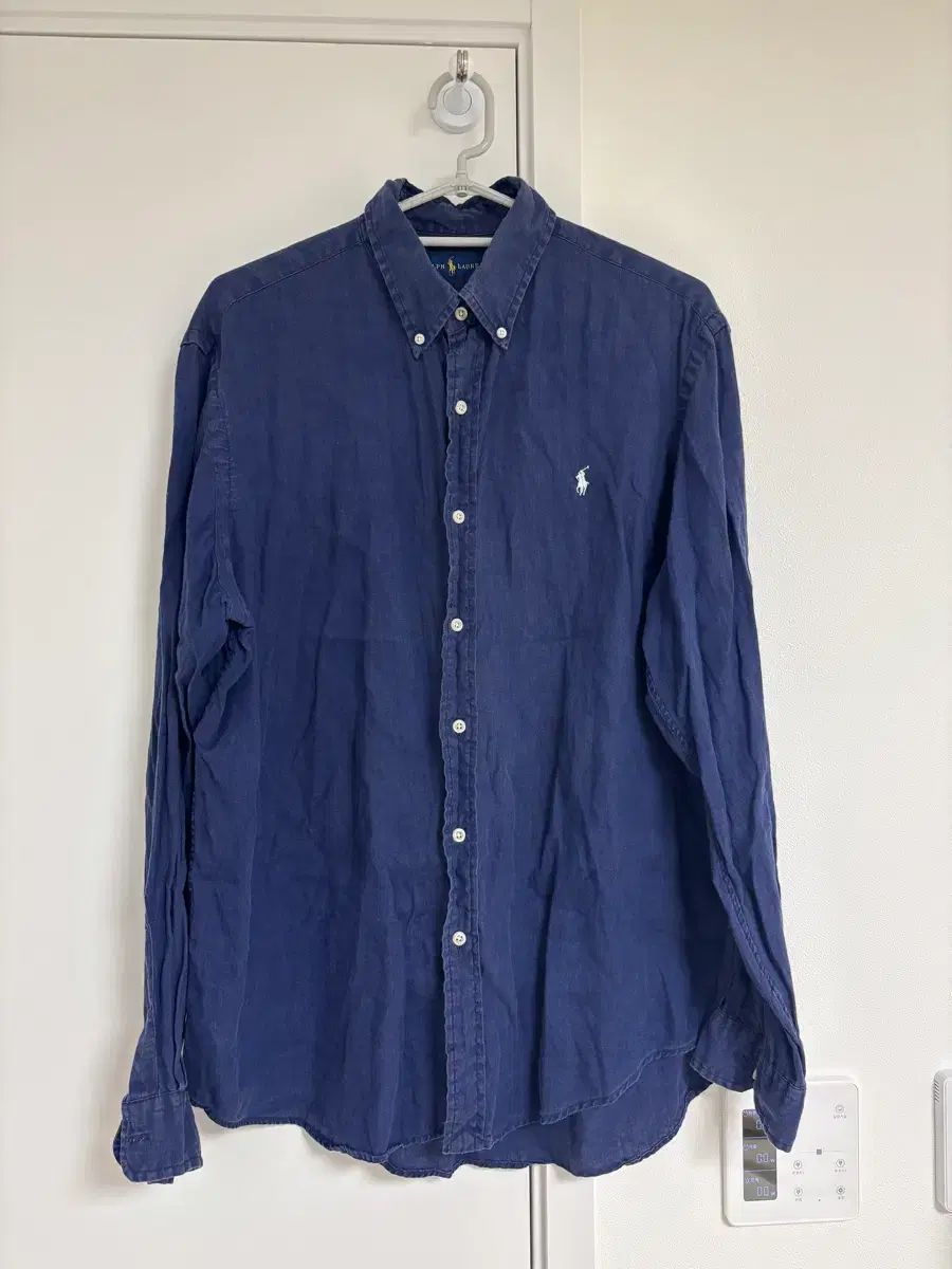 正規品 ポロ 夏 リネン シャツ クラシックフィット L(105 110)