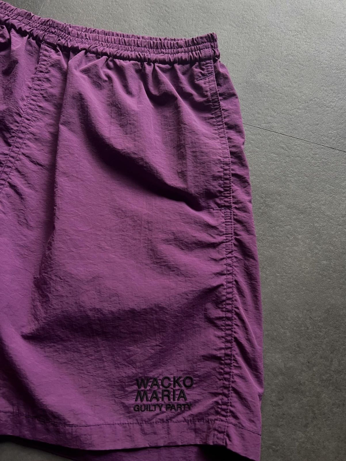 WACKO MARIA ナイロンショーツ パープル THE GUILTY PARTIES 日本製