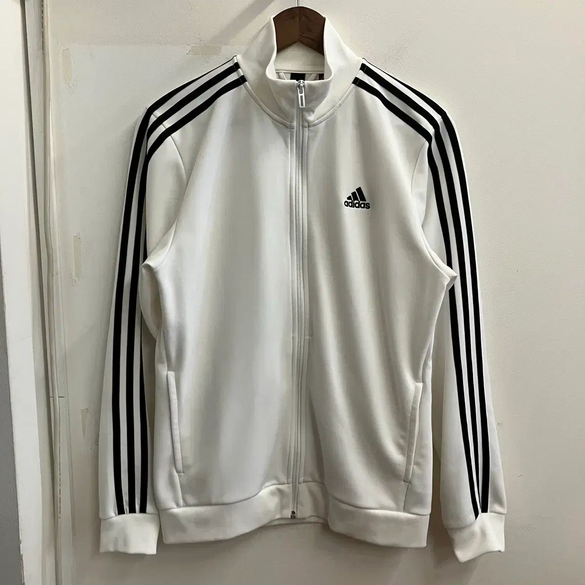 N11 adidas 3本線 ジャージ 白黒