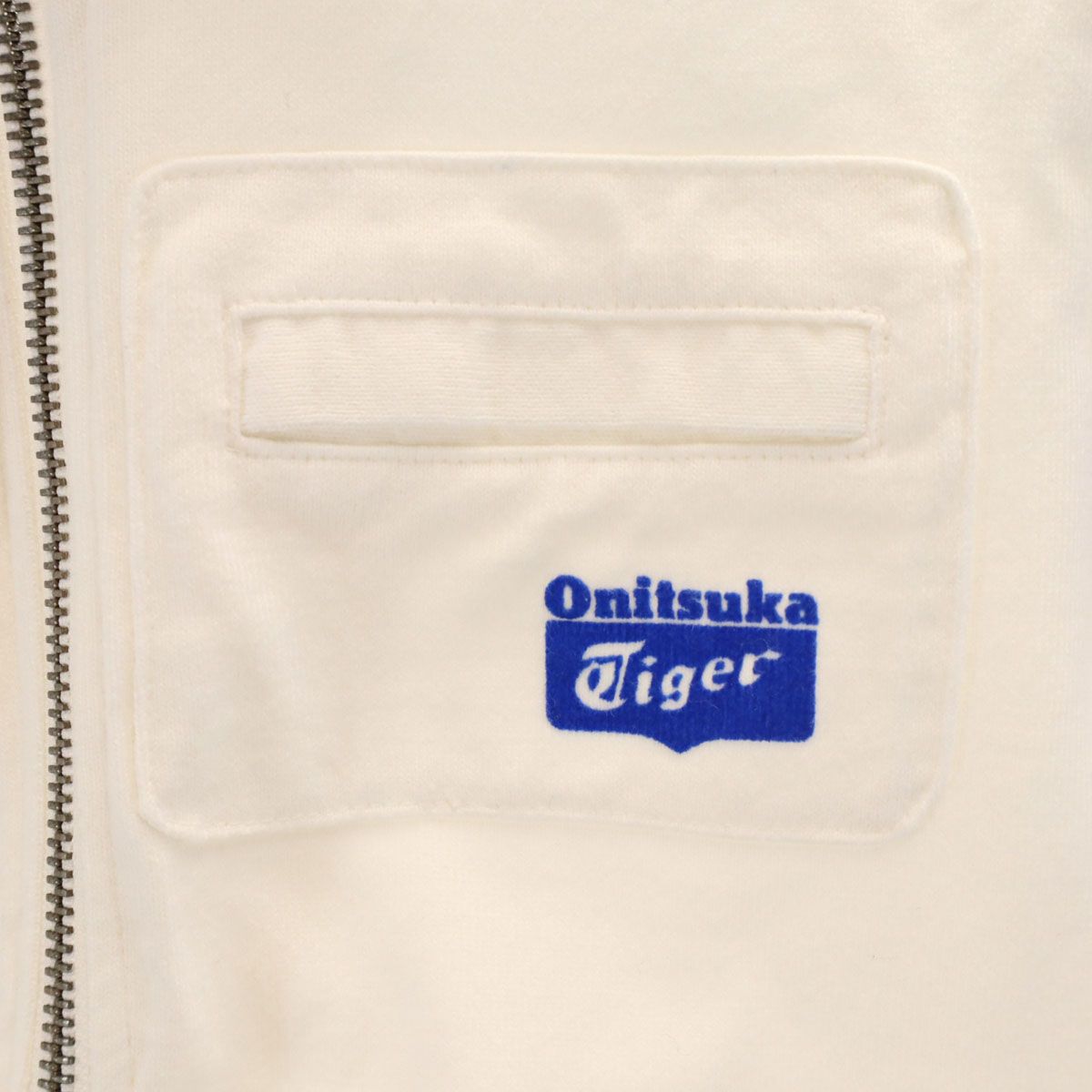 ONITSUKA TIGER オニツカタイガー ジップジャケット M ホワイト系 