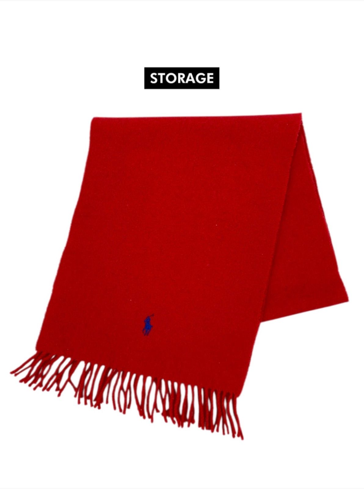 【古着】Ralph Lauren wool scarf ラルフローレン ウール マフラー