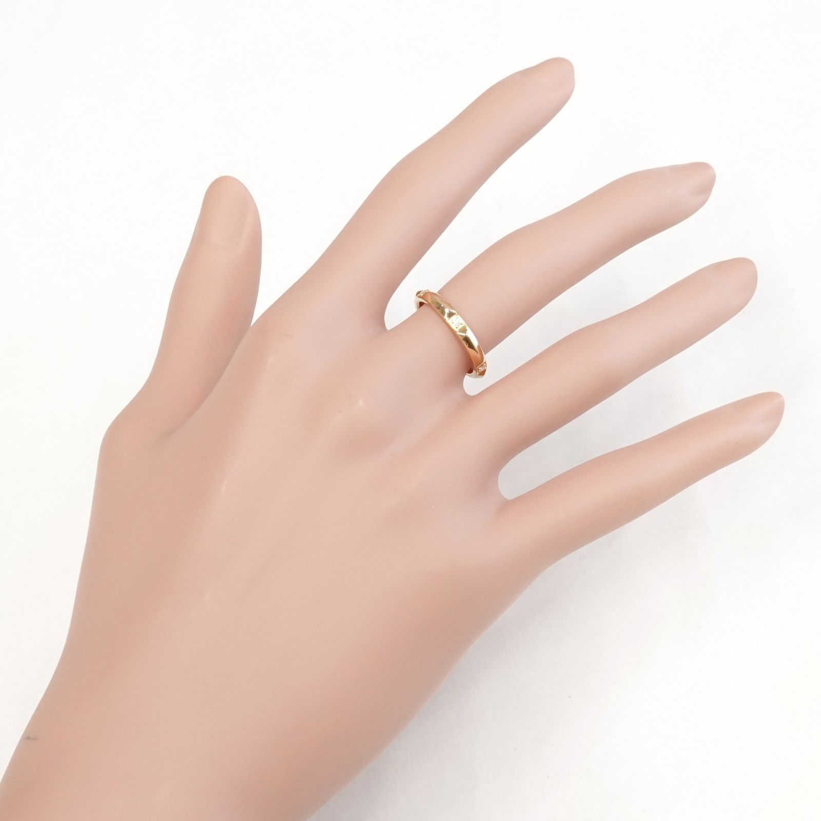 ティファニー TIFFANY&Co. トゥルー 9号 リング ダイヤ 0.21ct Pt 