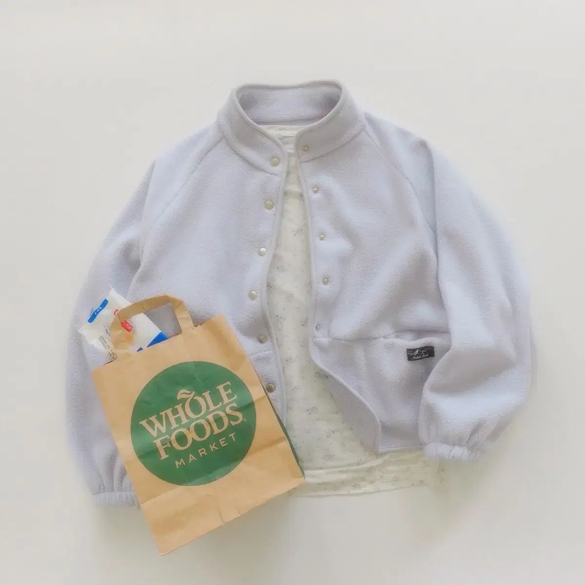 モデストムード ウエスト フリース ラベンダー 出品